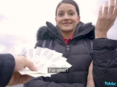 Amatör, Avsugning, Brunett, Sperma shot, Snopp, Offentlig, Fitta, Tuttar