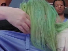 Mouth Fuck Bdsm Sub Chick Painting With Her Butt