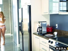 Tyłek, Duże cycki, Blondynka, Prysznic, Nastolatki