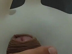 Monster Cock Spraying a Masturbation Glove.