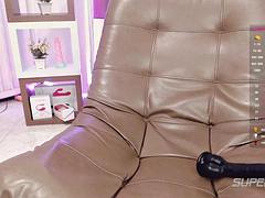 Horny bbw lili squirting on cam
