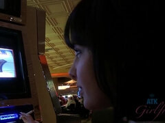 Amateur, Noire, Sucer une bite, Dansant, Branlette thaïlandaise, Petite femme, Maigrichonne, Fumer