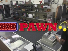 Skyla Novea shows her amazing boobs in the pawn shop