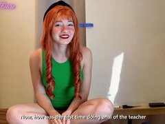Anális szex, Műcerka, Vöröshajú, Egyedül, Egyetemista, Tanár nő, Tini
