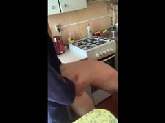 Fucked in the kitchen ass friend’s wife