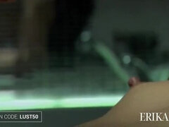 69, 큰 엉덩이, 큰 가슴, 흑갈색 머리, Hd, 대단히, 나체의, 보지