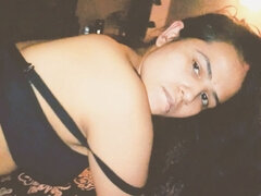 Latika Hard Doggy Black Bra with Step Brother