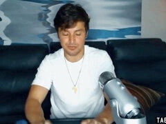 Teen (18+) undressing, fingering, small tits