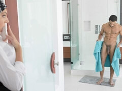 Grosser schwanz, Blondine, Blasen, Hundestellung, Interrassisch, Kurzes haar, Jungendliche (18+), Titten