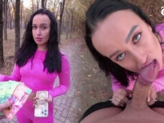 아마추어, 큰 엉덩이, 돈, 야외의, 공개적인, 빨아들이는