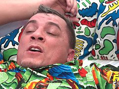 Sofia Lee & Nikky Dream get their thick juicy curves teased & pounded by hung studs in fake Hostel