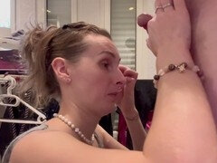 Amatör, Avsugning, Sperma i munnen, Slick, Suger