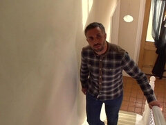 Baben, Stora tuttar, Avsugning, Sperma shot, Slick, Naturliga tuttar, Fru, Hustrubyte