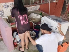 Amateur, Gros cul, Brésilienne, Couple, Cocu, Femme au foyer