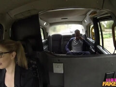 Back seat blowjob for lucky stud