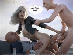 Leie, Blasen, Gehörnter ehemann, Doppelpenetration, Aufs gesicht abspritzen, Gruppe, Milf