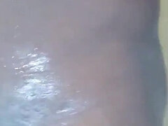 Africain, Amateur, Salle de bains, Masturbation, Solo