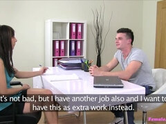 Amateur, Sucer une bite, Éjaculation interne, En levrette, Femelle, Branlette thaïlandaise, Léchez, Bureau