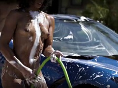 Amateur, Bikini, Rubia, Coche, Montar, Deporte, Adolescente