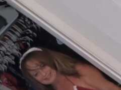 Amateur, Blonde, Gode, Femelle, Masturbation, Petite femme, Solo