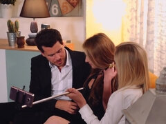 Blondin, Avsugning, Hardcore, Trekant