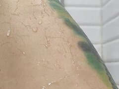 Explore My Hairy Body in the Bathroom