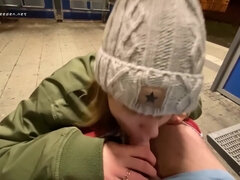 아마추어, 독일인, Hd, 야외의, 공개적인, 빼빼한, 청소년, 기차