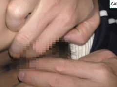 Amateur, Asiatique, Groupe, Japonaise, Petite femme, Étudiant, Adolescente, Plan cul à trois