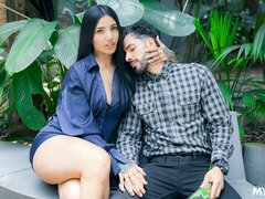 デカ尻, デカチン, デカパイ, フェラチオ, 茶髪の, バック, 淫乱熟女