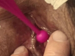 Clito, Couple, Européenne, Femelle, Fait maison, Masturbation, Mature, Vibromasseur