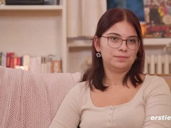 Amatoriale, Carina, Femmina, Occhiali, Hd, Masturbazione, Naturale, Tette naturali