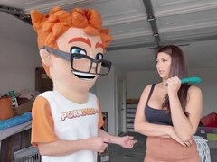 Iso kulli, Ruskeahiuksinen, Spermaa suussa, Spermashotti, Käsihoito, Itsetyydytys, Pillu, Piiskaava