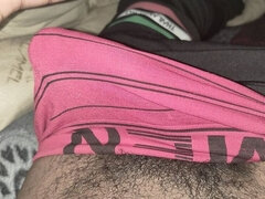 Mallu Indian Boy Playing with His BBC Dick Before Bed