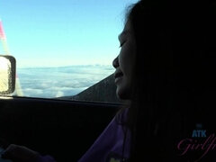 Amatööri, Aasialainen, Tyttöystävä, Ulkona, Ajeltu, Laiha, Tupakoiva, Tirkistelijä