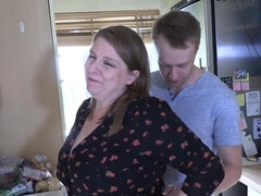 Amateur, Gros seins, Bus, Grossier, Mamie, Maman, Belle mère, Nénés