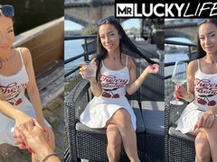 Smiling Cara and Cara's swallow xxx