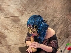 I watch as my stepmom rides a thick cock and climaxes