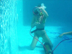 Underwater teens, lezzies, naked sister