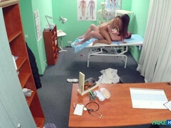 Blasen, Arzt, Hundestellung, Krankenschwester, Büro, Pov, Muschi, Uniform