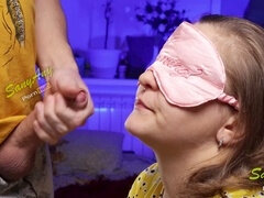 Blindfold, game, husband cheated