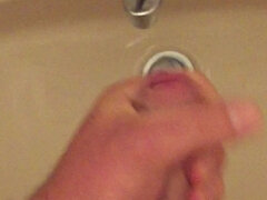 Cum in My Bathroom - Teen Boy Jerk