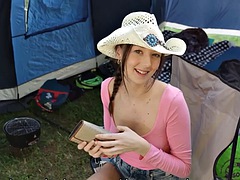 Brunetka, Rogacz, Europejski, Punkt widzenia, Nastolatki, Cycki