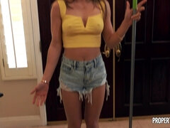 엉덩이, 침실, 부엌, 대단히, 자연의 가슴, 피어싱, 보지, 엉덩이 때리기