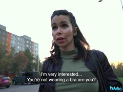 Amerikanisch, Schwarz, Hundestellung, Deutsch, Leder, Im freien, Piercing, Pov