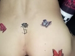 아마추어, 항문, 큰 엉덩이, 딜도, 기계 섹스, 수음, 혼자, 스페인어