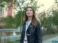 Amateur babe Candice Demellza gets fucked in public