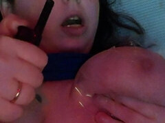 Fire Play on the Boob