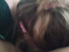 Amatorka, Obciąganie, Para, Twarzowy, Obciąganie