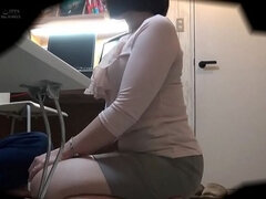 Japanese Stepmom Hiraoka Reiko Fucks for Stress Relief - Creampie & Blowjob