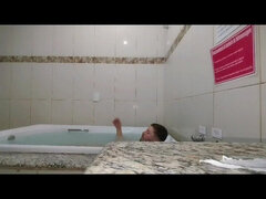 Badkamer, Daddy, Homo, Huisgemaakt, Masturbatie, Alleen